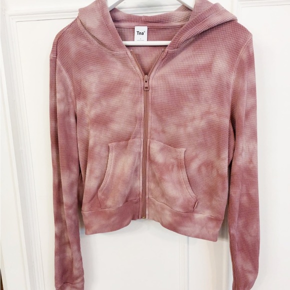 TNA Thermal Zipped Hoodie Tie Dye - Picture 4 of 7